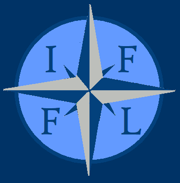IFFL Compass Logo 2019. AF Blue