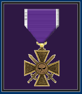 LoD Legionaires Cross Display Purple