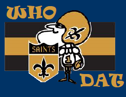 Who Dat Saints (Super-16) logo