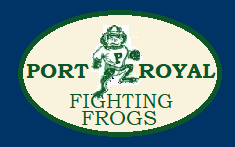 Port Royal Fighting Frogs logo. Dixie League