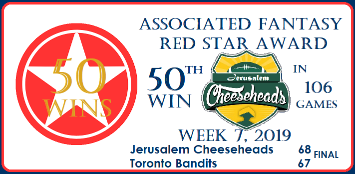 World Red Star Jerusalem Cheeseheads