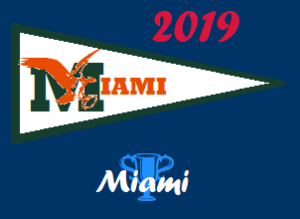 Dixie League 2019 Champion, Miami Seahawks Penant