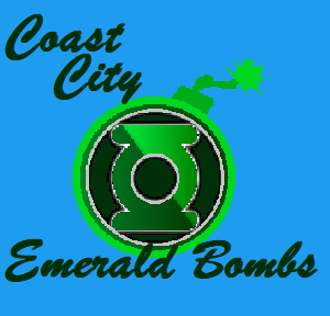 Coast City Emerald Bombs logo, 2020